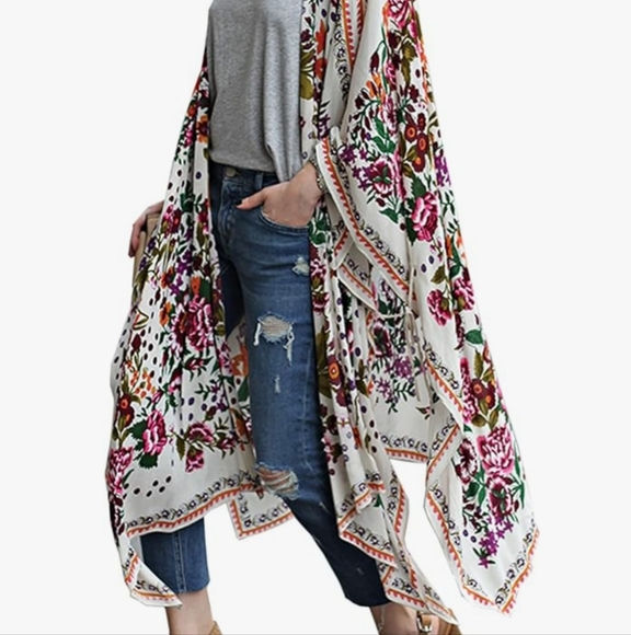 Floral Swim Cover up - Picture 2 of 2